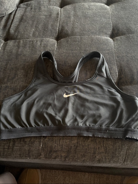 Nike Other - Nike Black Sports Bra with White Swoosh